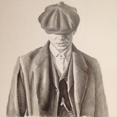 375x375 Tommy Shelby Drawing - Peaky Blinders Drawing