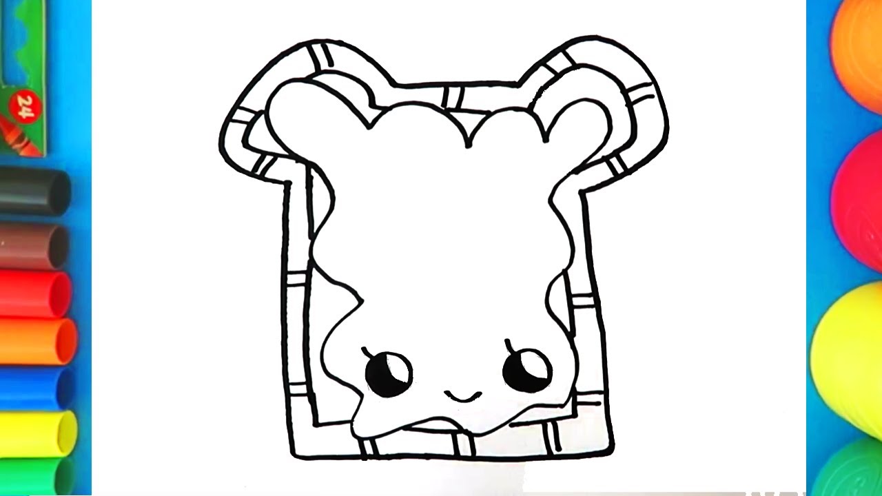 1280x720 how to draw peanut butter and jelly toast - Peanut Butter Drawing