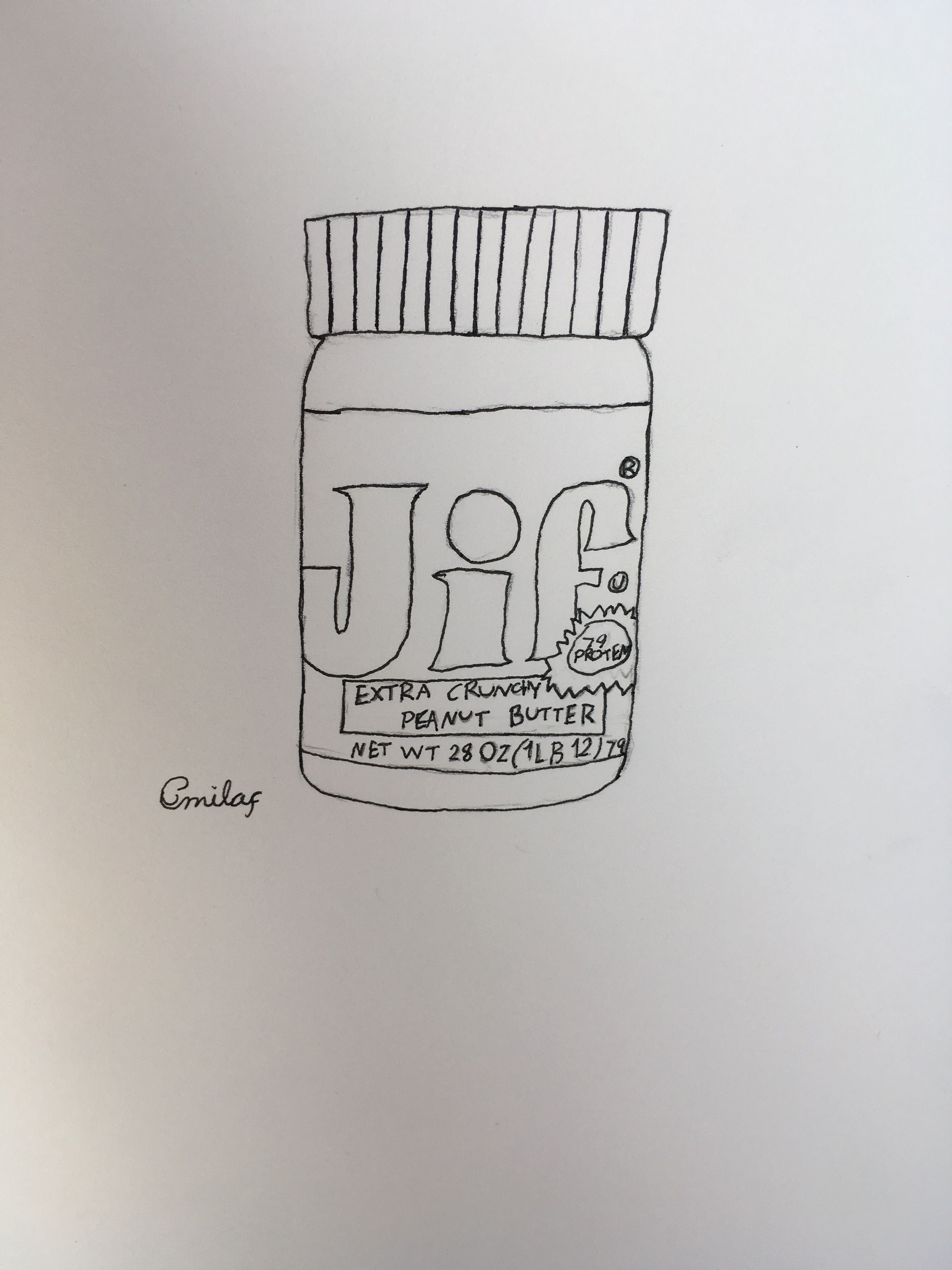 3024x4032 just a random peanut butter drawing! my drawings - Peanut Butter Drawing