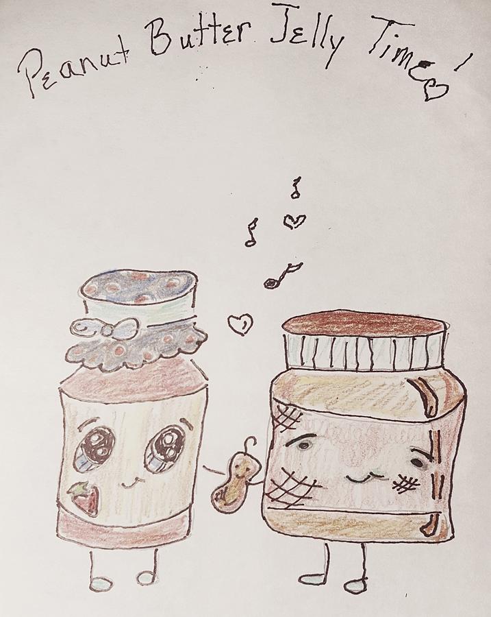 717x900 peanut butter jelly time drawing - Peanut Butter Drawing