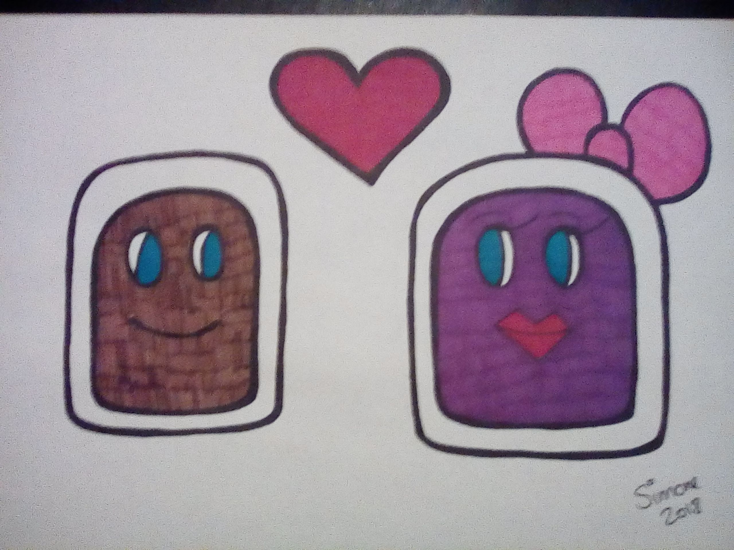 2560x1920 colored drawing peanut butter and jelly love steemit - Peanut Butter Drawing