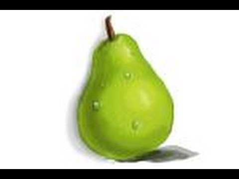 480x360 How To Draw A Pear - Pear Drawing