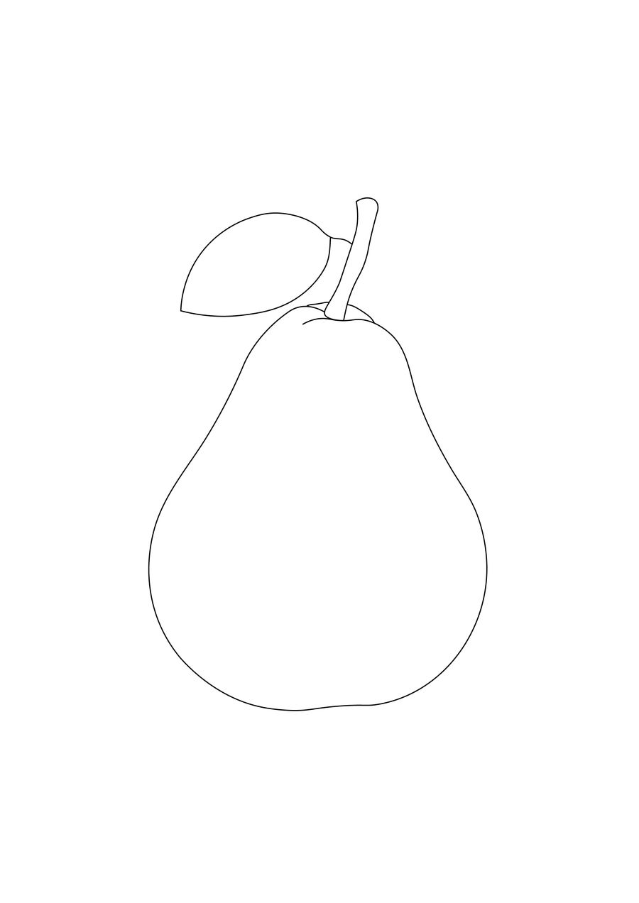 900x1272 Entry - Pear Drawing