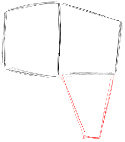 400x453 how to draw pearl krabs from spongebob squarepants step - Pearl Drawing