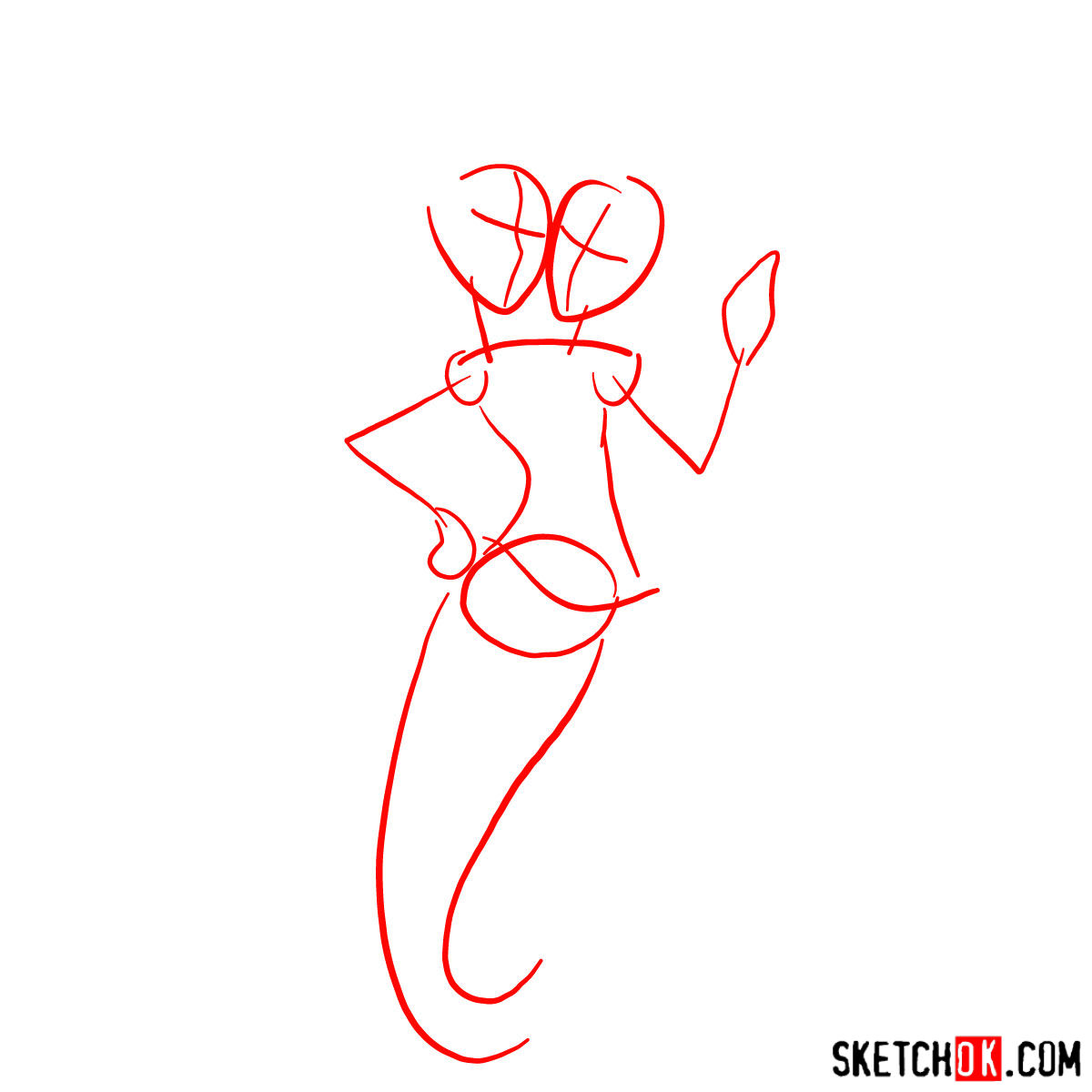 1200x1200 how to draw peri and pearl serpentine - Pearl Drawing