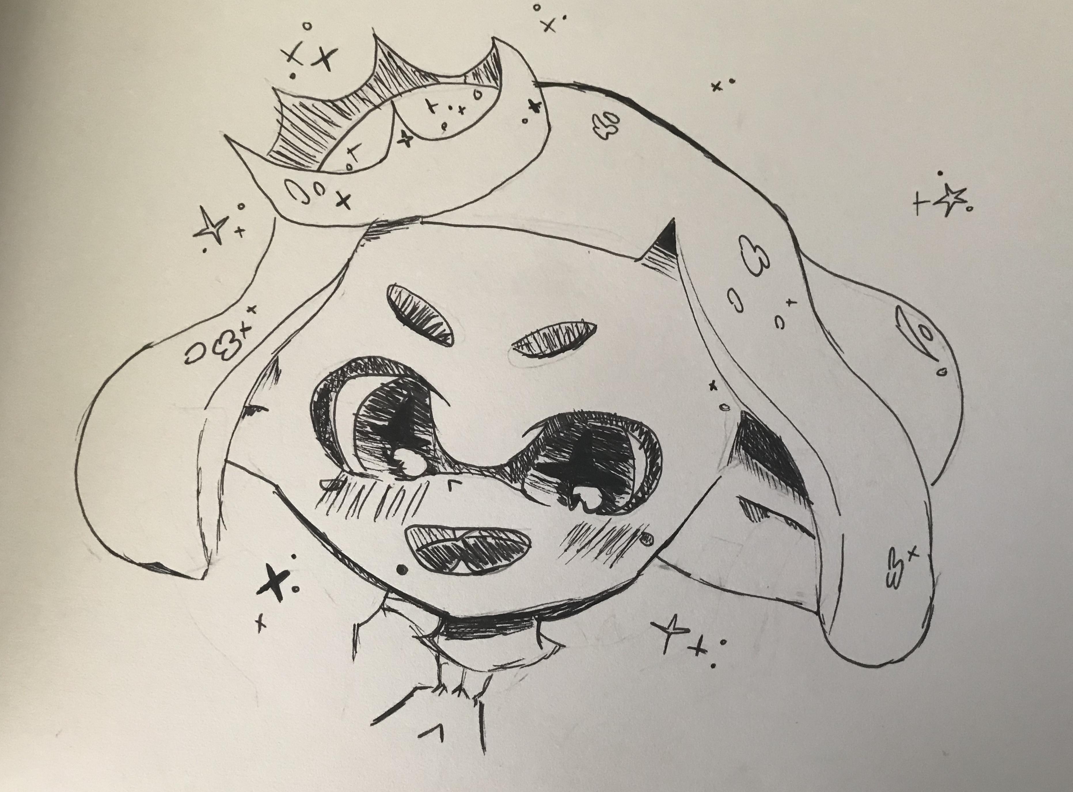 3727x2751 splatoon pearl drawing - Pearl Drawing