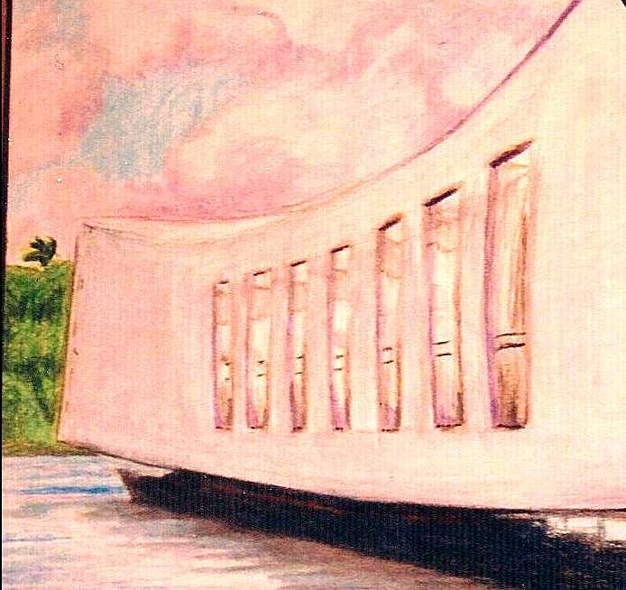 694x654 pearl harbor memorial drawing - Pearl Harbor Drawing