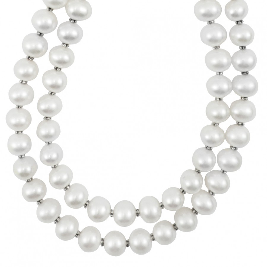900x900 pearl double strand luna lagos jewelry - Pearl Necklace Drawing