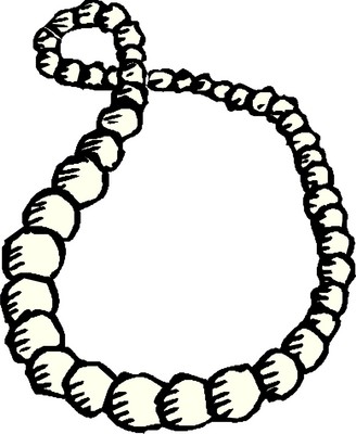 328x400 Pearl Necklace Drawing Clipart - Pearl Necklace Drawing