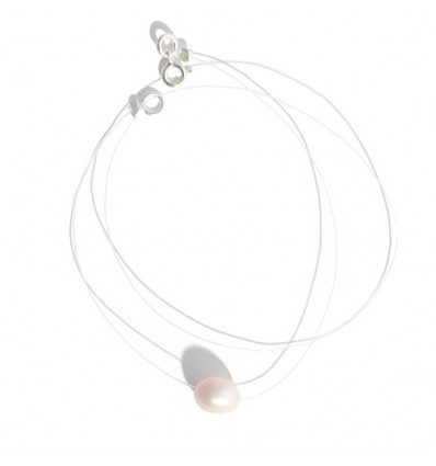 398x425 One Pearl Necklace - Pearl Necklace Drawing