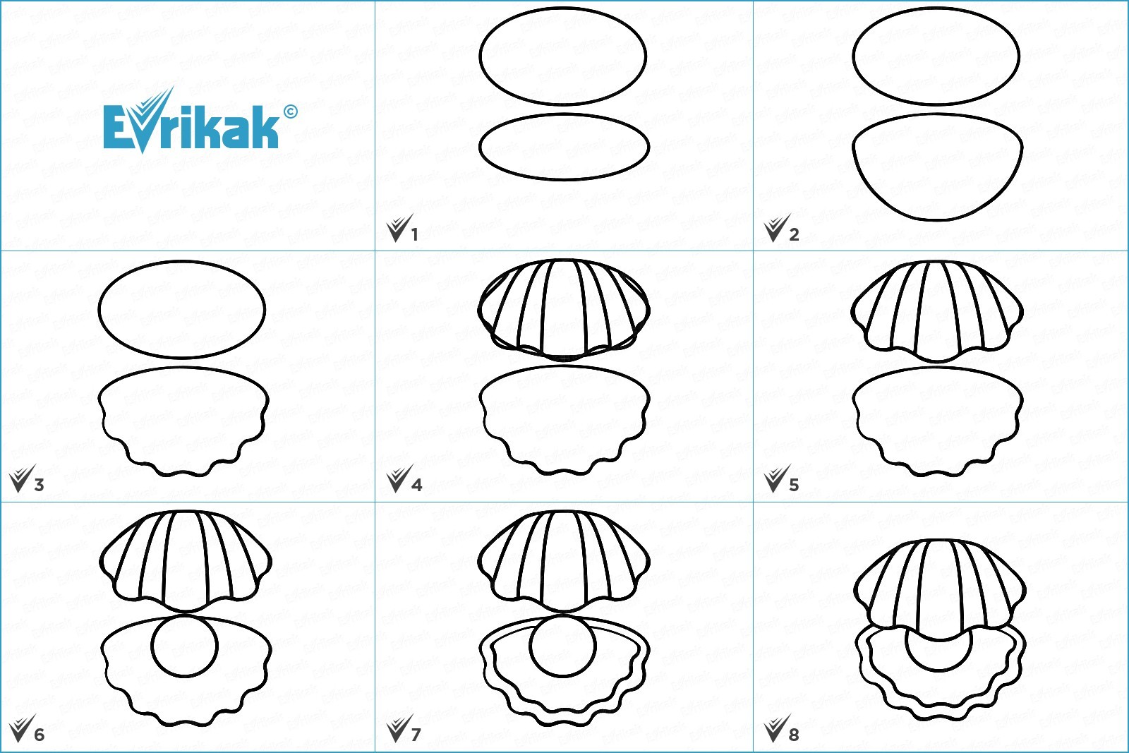 1600x1067 learning how to draw a pearl in a shell - Pearl Shell Drawing