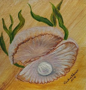 288x300 mother of pearl shell paintings fine art america - Pearl Shell Drawing