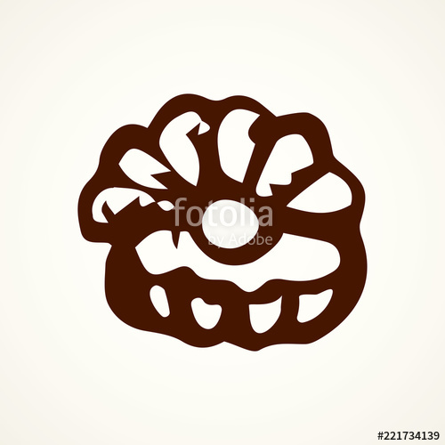 500x500 pearl in shell vector drawing stock image and royalty free - Pearl Shell Drawing