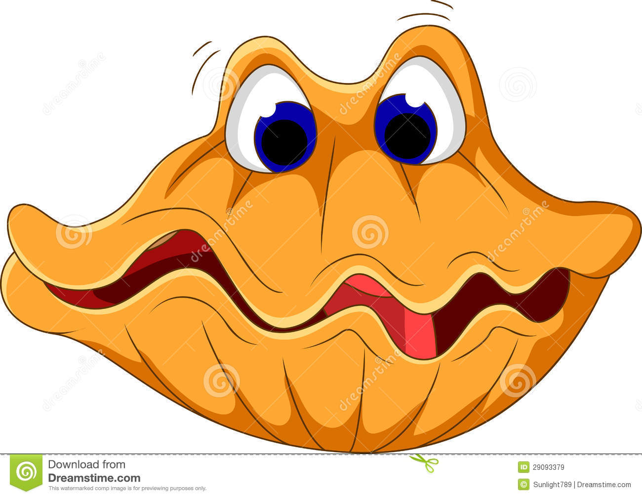 1300x1009 cartoon clam drawing pearl shell cartoon stock illustration - Pearl Shell Drawing