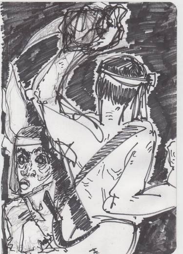 375x520 Portrait Of A Peasant Drawing - Peasant Drawing