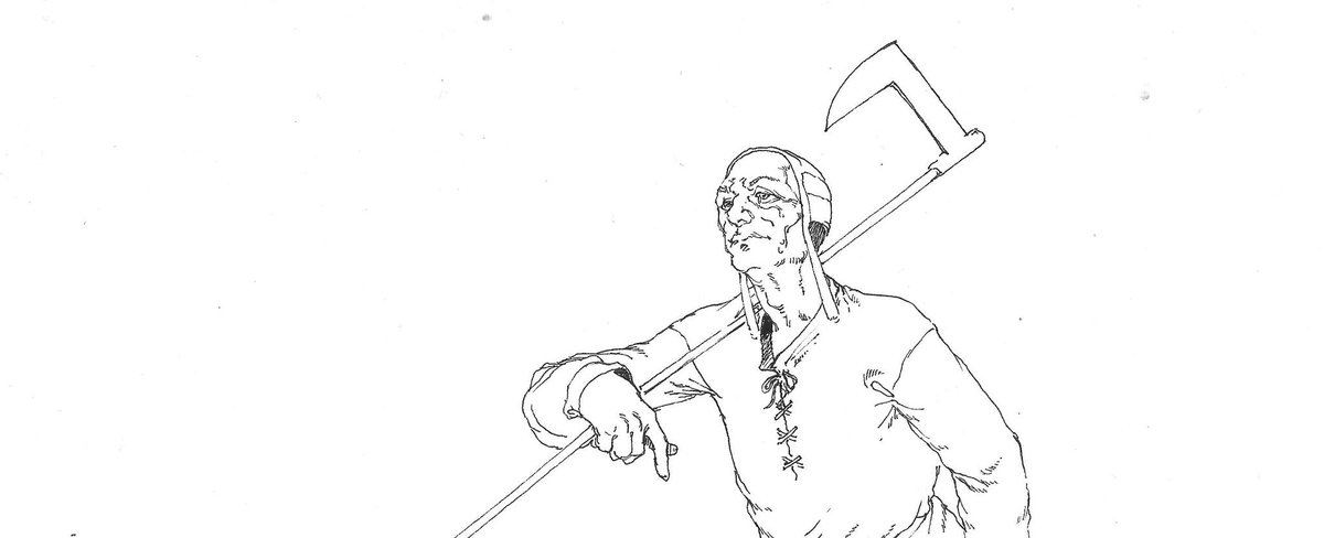 1200x488 On Twitter - Peasant Drawing