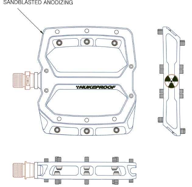 631x615 horizon pedals nukeproof - Pedal Drawing