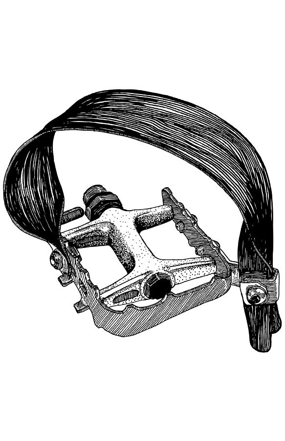 582x900 bike pedal drawing - Pedal Drawing