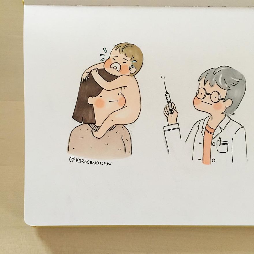 880x880 our last visit to the pediatrician looked something like this - Pediatrician Drawing