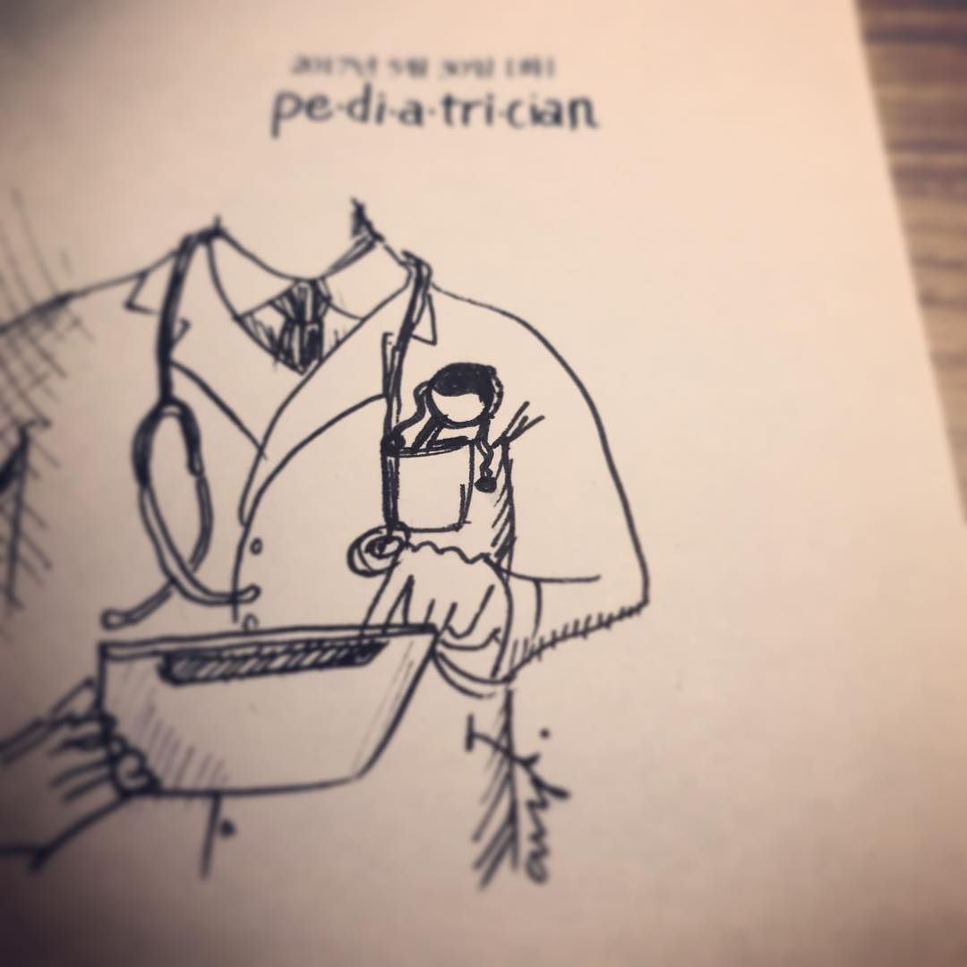 1080x1080 Pediatrician - Pediatrician Drawing