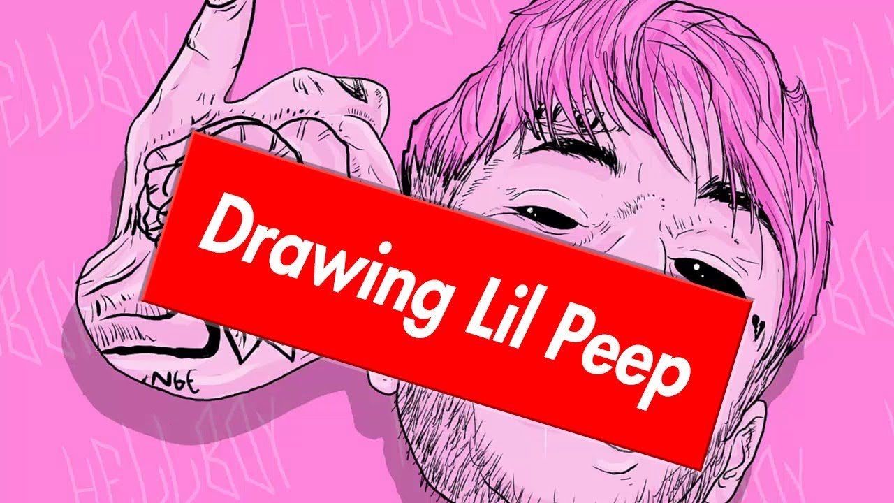 1280x720 Drawing Lil Peep As A Cartoon - Peep Drawing