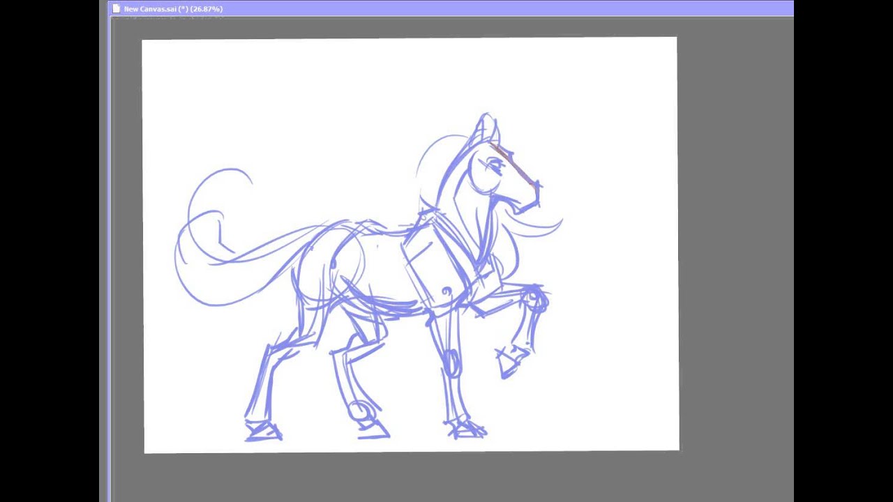 1280x720 how to draw a pegasus - Pegasus Drawing