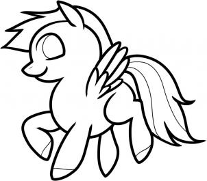 302x265 how to draw how to draw pegasus for kids - Pegasus Drawing