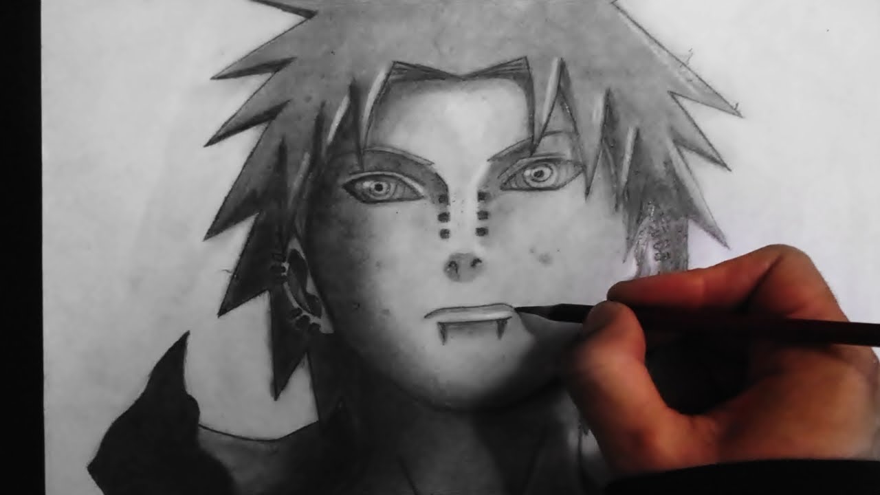 1280x720 Drawing Painyahiko - Pein Drawing