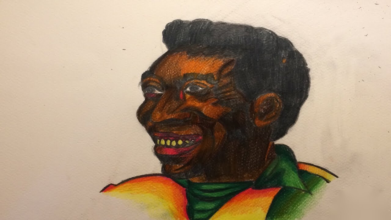 1280x720 How To Draw With Couloring Pencil - Pele Drawing