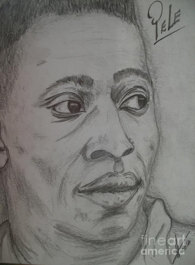 663x900 Pele Drawing - Pele Drawing