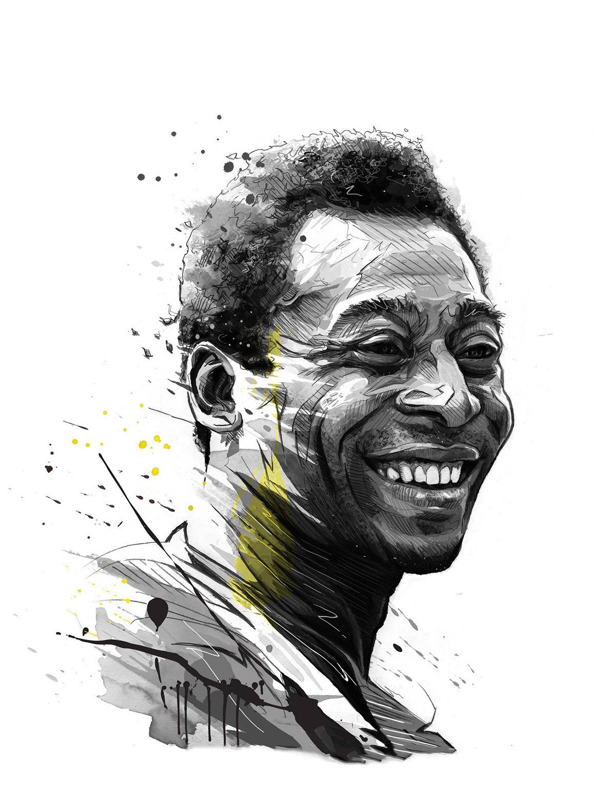 Pele Drawing at PaintingValley.com | Explore collection of Pele Drawing