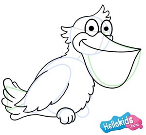 300x279 how to draw how to draw a pelican - Pelican Drawing