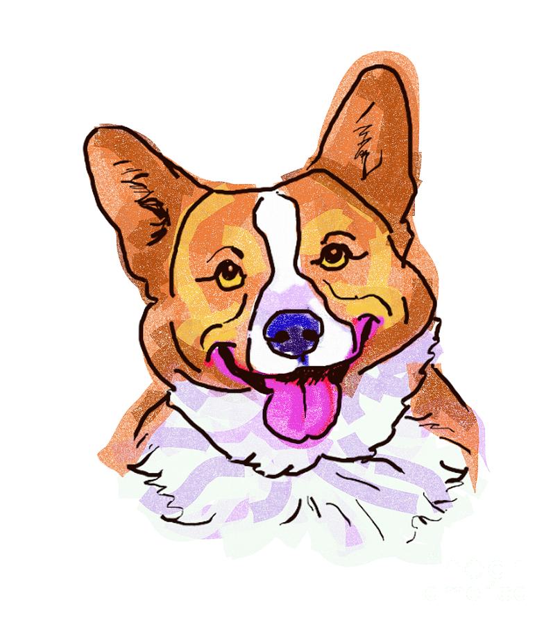 797x900 the pembroke welsh corgi love of my life drawing - Pembroke Welsh Corgi Drawing