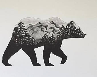 340x270 Pen And Ink Animal Etsy - Pen And Ink Animal Drawings