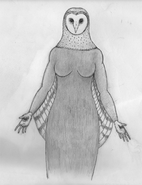 471x612 Ethan Pennellpen Ink - Pen And Ink Owl Drawing