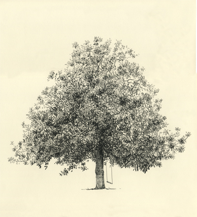 400x441 Trees Flyoung Studio - Pen And Ink Tree Drawings