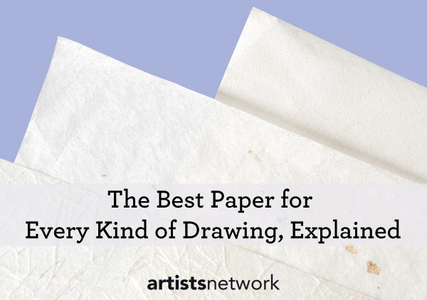 600x422 The Best Paper For Drawing With Colored Pencil, Graphite And Pen - Pen And Paper Drawing