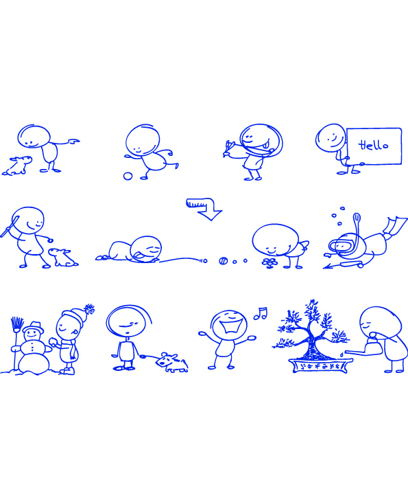 595x709 Ballpoint Pen Drawing Cartoon Clip - Pen Cartoon Drawing