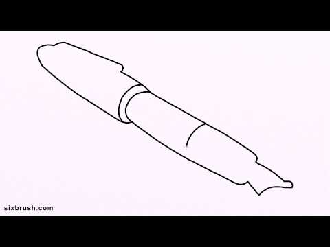 480x360 C How To Draw Cartoon Pen Step - Pen Cartoon Drawing
