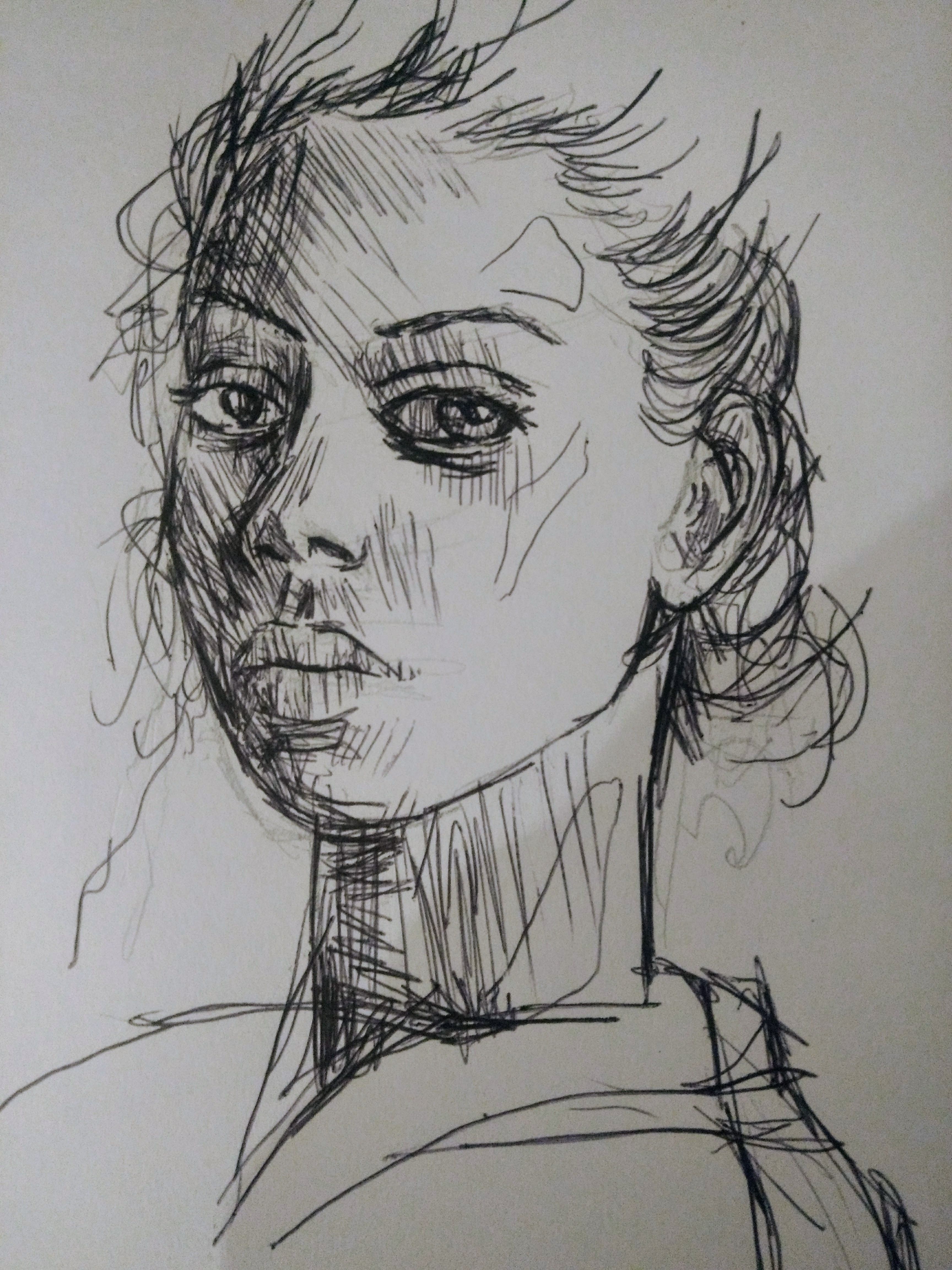 Pen Portrait Drawing At Paintingvalley Com Explore Collection Of Images, Photos, Reviews