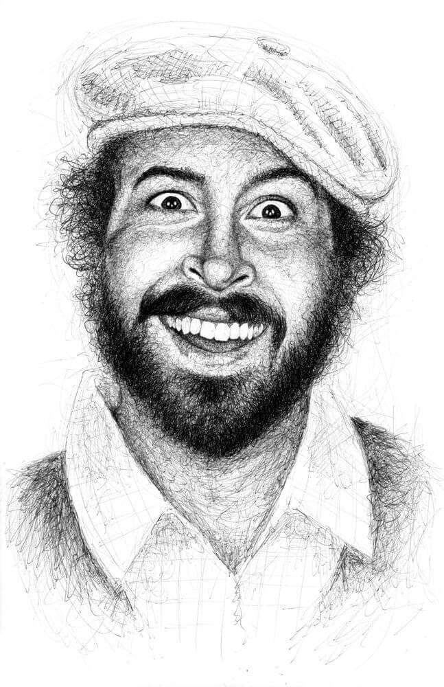 647x1000 Design Stack A Blog About Art, Design And Architecture Ballpoint - Pen Portrait Drawing