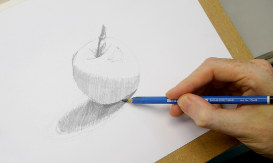 550x330 how to shade a drawing - Pencil And Paper Drawing