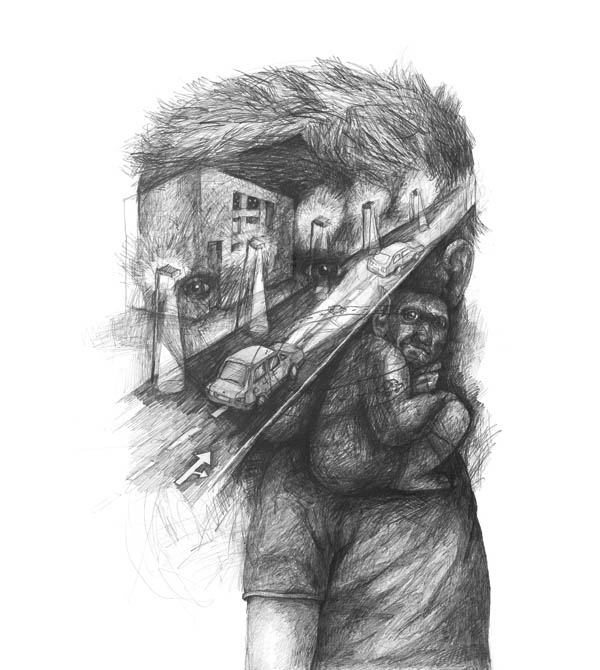 600x670 Pencil On Paper Drawings - Pencil And Paper Drawing