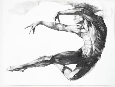 464x349 Charles S Klabunde Master Printmaker, Painter Fine Artist - Pencil Angel Drawings