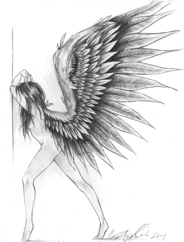 Gallery Angel Drawings In Pencil - Pencil Angel Drawings. 