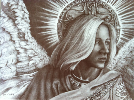 450x336 Huge Collection Of 'angel Pencil Drawing' Download More Than - Pencil Angel Drawings