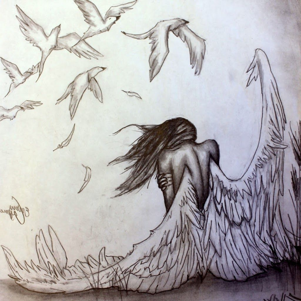 Pencil Angel Drawings At Paintingvalley Com Explore.