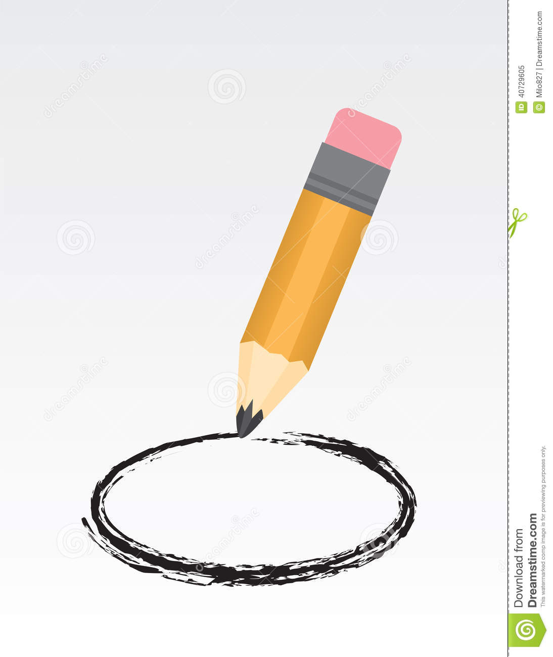 1094x1300 Circle Pencil Drawing Clipart - Pencil Drawing Clipart