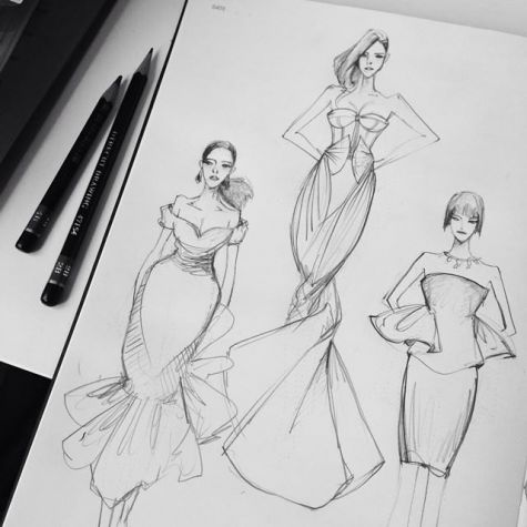 475x475 Essentials For A Fashion Sketching Tool Kit - Pencil Drawing Designs