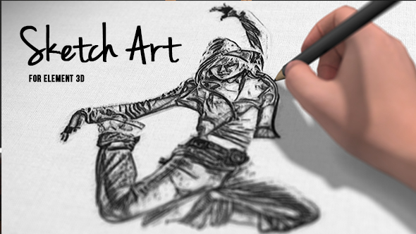 590x332 Videohive Pencil Sketch Art Free Download - Pencil Drawing Download